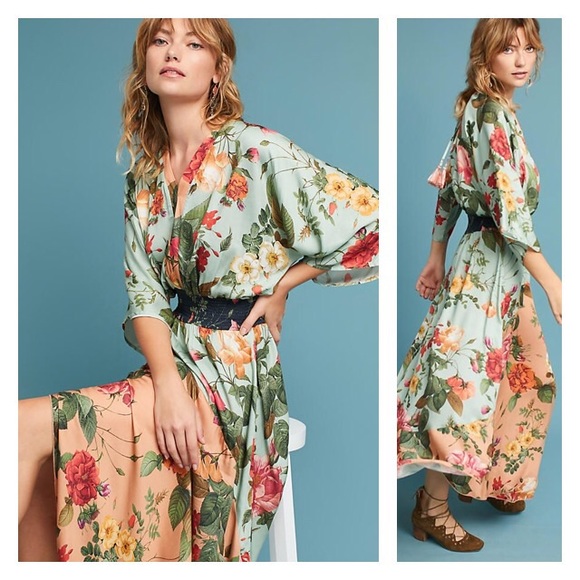 Anthropologie Dresses & Skirts - NWT RARE Anthro/Farm Rio 🌷 Marilla Maxi Dress
